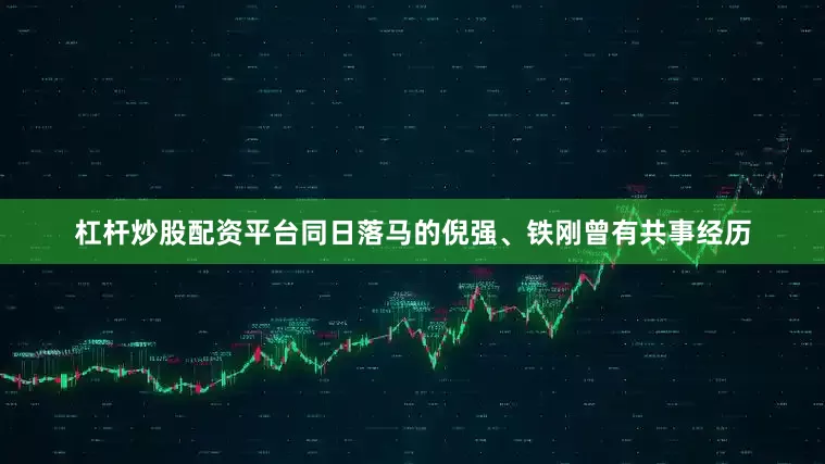 杠杆炒股配资平台同日落马的倪强、铁刚曾有共事经历