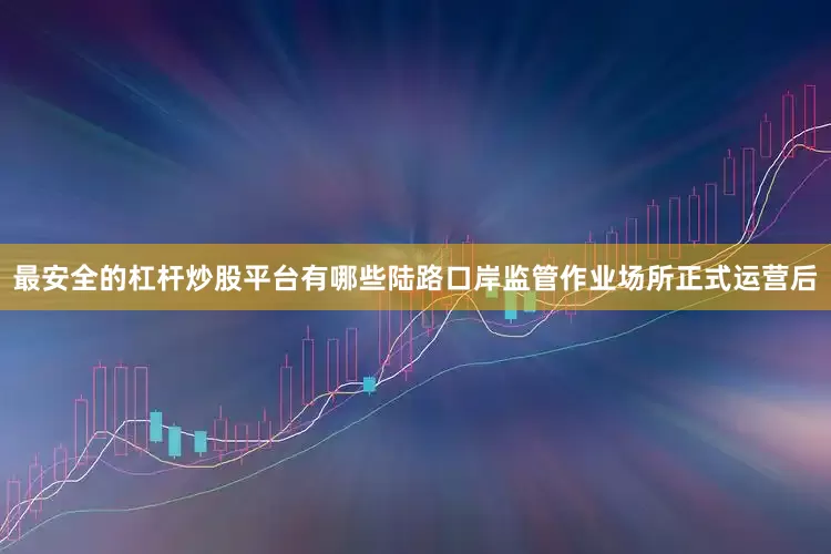 最安全的杠杆炒股平台有哪些陆路口岸监管作业场所正式运营后