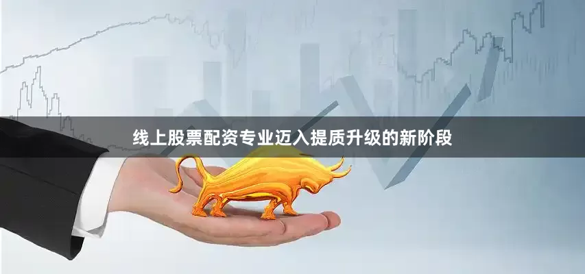 线上股票配资专业迈入提质升级的新阶段